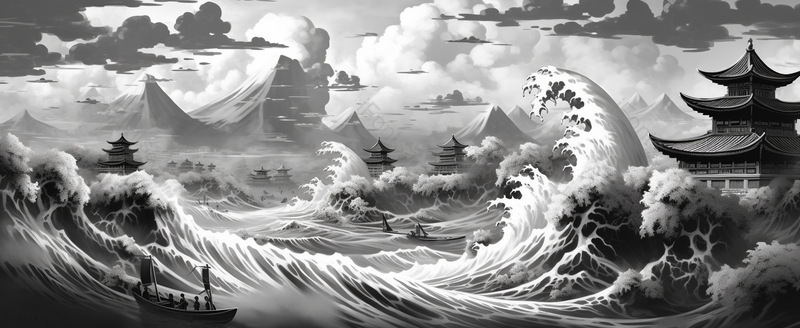 古典抽象水墨中国风山水画,插画/手绘图,插画/手绘图库,插画/手绘图下载,插画/手绘